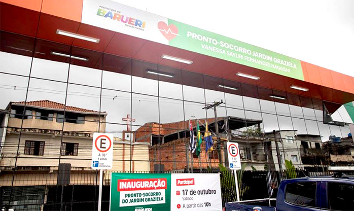 Pronto-Socorro do Jardim Graziela em Berueri é inaugurado para atendimento 24 horas durante obras