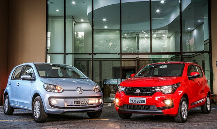 Comparativo: Fiat Mobi encara Volkswagen UP; Confira o vencedor