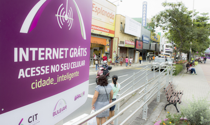 Cidade conectada: Barueri tem  24 pontos com sinal de Wi-Fi livre