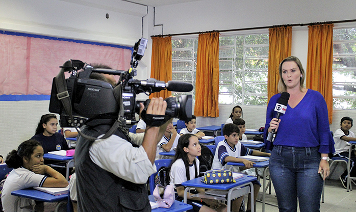 TV Globo destaca educação de Barueri  no incentivo à matemática usando a tecnologia