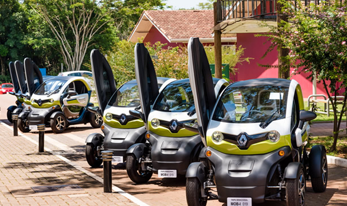 Usina de Itaipu inicia compartilhamento de carros elétricos