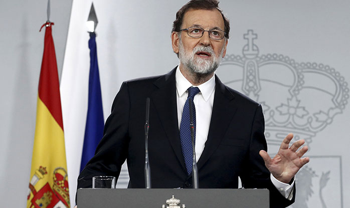 Rajoy quer manter o controle sobre governo da Catalunha