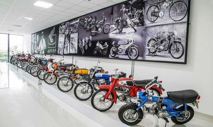 Motos antigas da Honda ganham museu em São Paulo