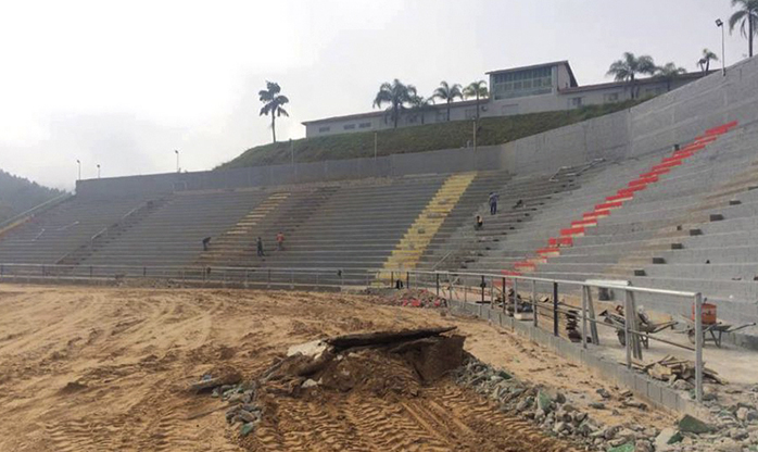 Prefeitura de Araçariguama realiza 3ª fase das Obras de Revitalização da Arena América e Parque da Mina do Ouro
