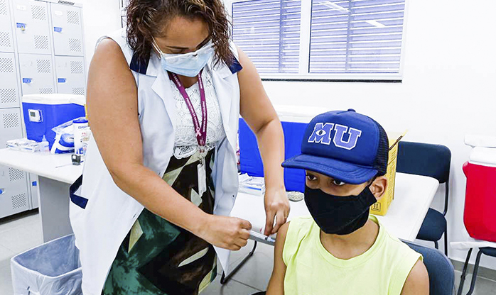 Barueri vacina mais de 6 mil crianças contra a Covid-19