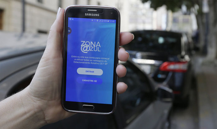 Zona Azul digital começa a funcionar em São Paulo nesta segunda