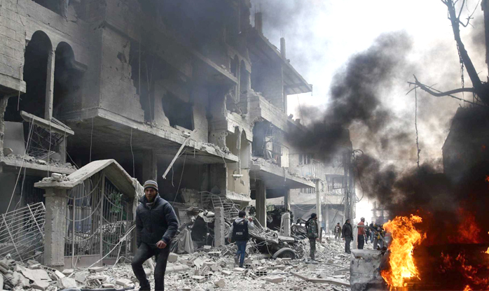 Bombardeios perto de Damasco  deixam 15 mortos e 60 feridos