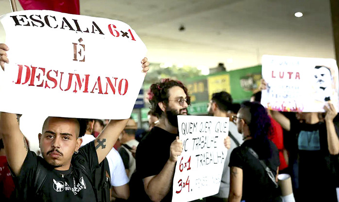Fim da escala 6x1 é principal bandeira nos atos do 1° de Maio no país
