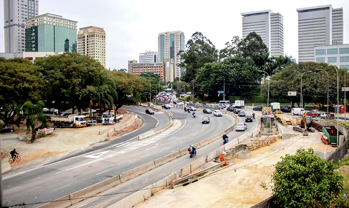 Obras ViaOeste: Avanço na duplicação das marginais em Barueri exige alteração no tráfego em Alphaville