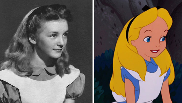 Fotos antigas revelam como animadores da Disney usaram uma modelo de verdade para desenhar Alice no País das Maravilhas